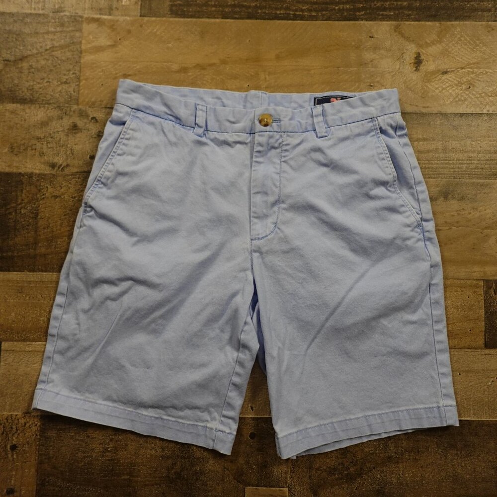 Vineyard Vines Breaker Shorts Men's 31 Light Blue 9" Inseam